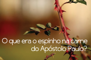 O que era o espinho na carne do Apóstolo Paulo? - BibliaComentada